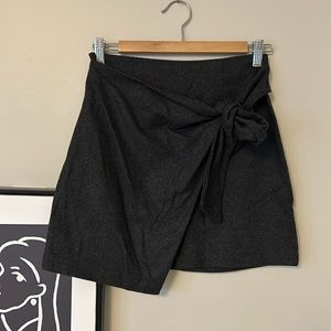 Wilfred - charcoal wrap skirt - 2
